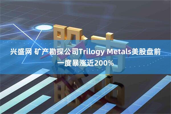 兴盛网 矿产勘探公司Trilogy Metals美股盘前一度暴涨近200%